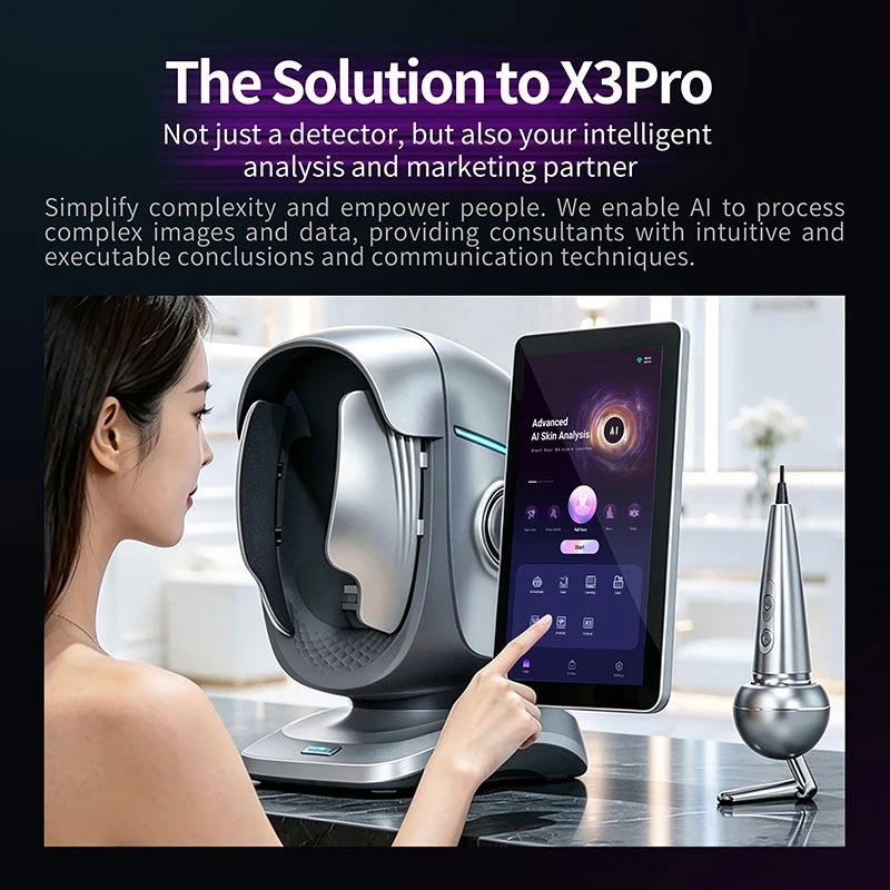 Pro-AI 3D Facial & Scalp Skin Analyzer factory
